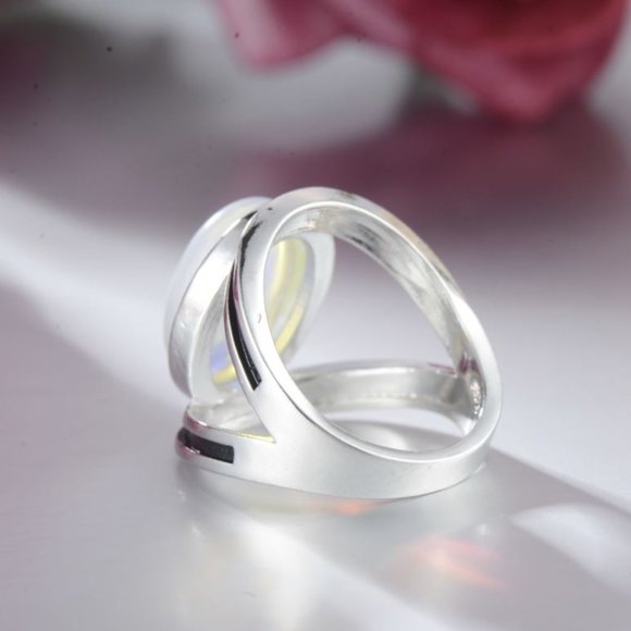 🎉Moonstone Vintage Chunky Ring - Picture 4 of 4